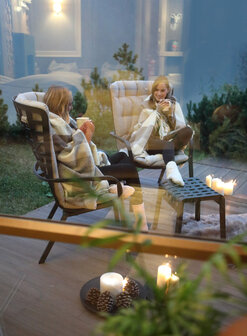 Nardi Folio relax fauteuil tortora - hoogwaardig kunststof