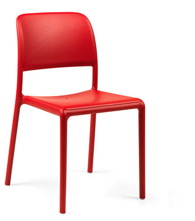 vol-kunststof-tuinstoel of terrasstoel-riva-bistrot van nardi ideaal-voor-de-horeca en stapelbaar kleur rood