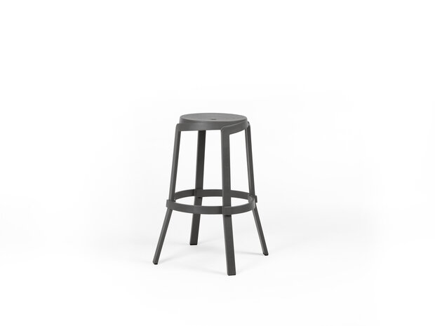 nardi outdoor stack stool basalto