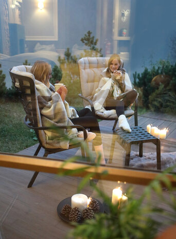 Nardi Folio relax fauteuil tortora - hoogwaardig kunststof